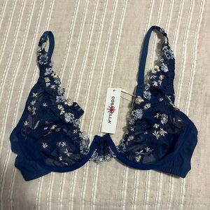 Cosabella Blue Lace Underwire Bra